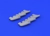 Eduard 648211 Spitfire Mk. I exhaust stacks 1/48 (AIRFIX)